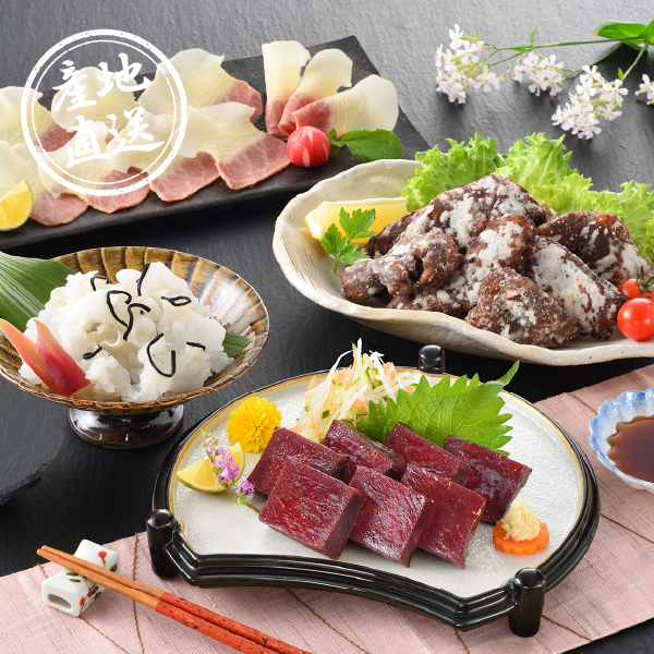 産地直送グルメ│下関鯨屋 日新丸 鯨の詰合せ(4種)