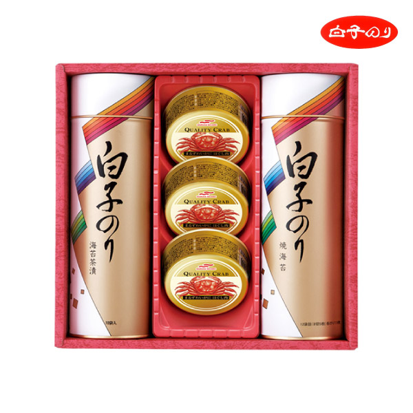 白子のり のりとカニ缶詰合せ A