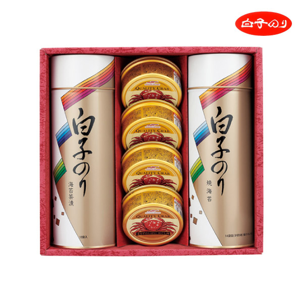 白子のり のりとカニ缶詰合せ B