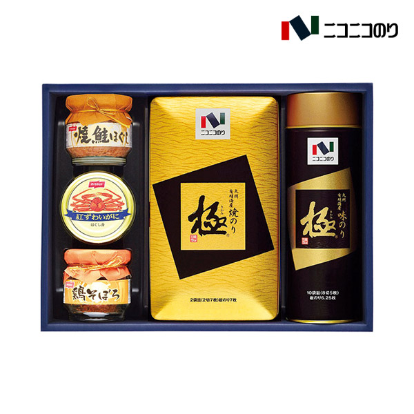 ニコニコのり 焼のり・味のり・カニ缶・瓶詰詰合せ