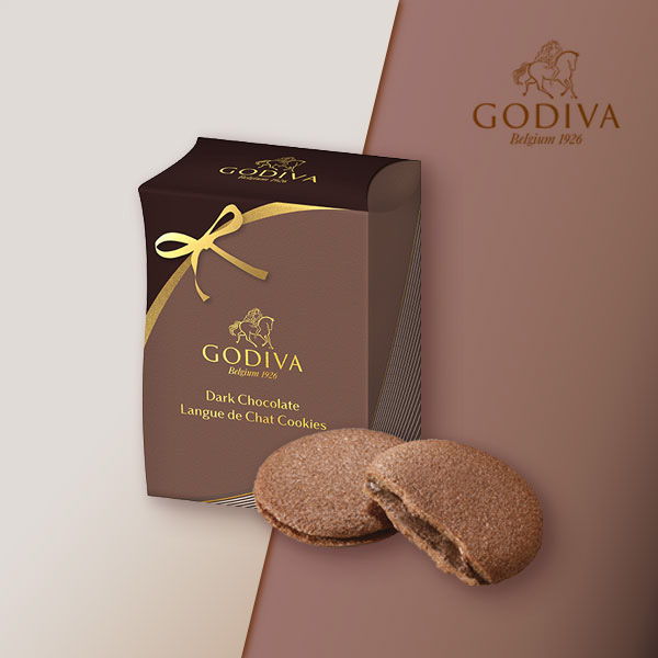 GODIVA ダークチョコレート ラングドシャクッキー（4枚入）