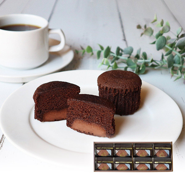 ミカド珈琲トリュフショコラケーキ8個入