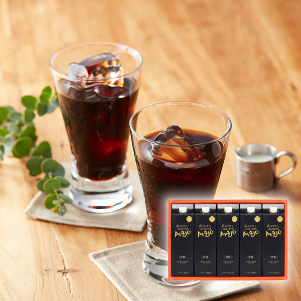 ミカド珈琲 MAJOリキッドコーヒー無糖 5本