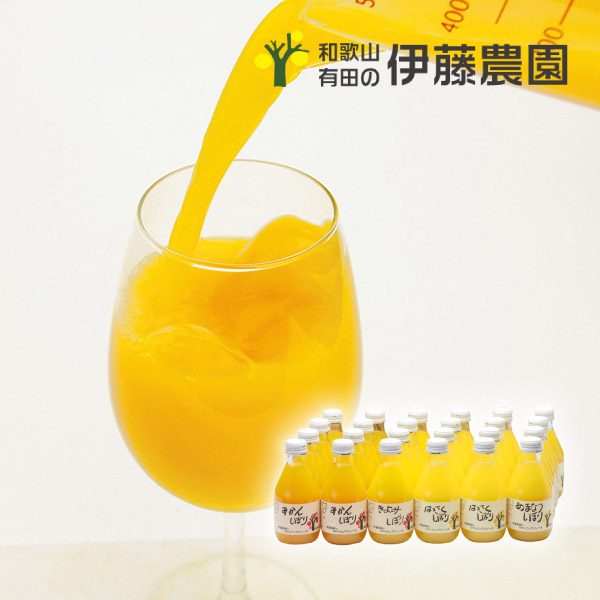 伊藤農園100%ピュアジュース180ml×24個入