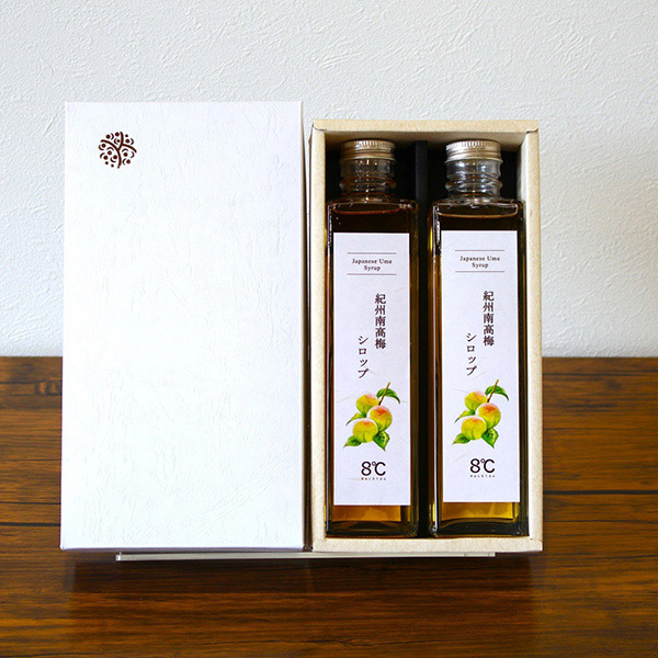 8℃ 紀州南高梅シロップ2本入り