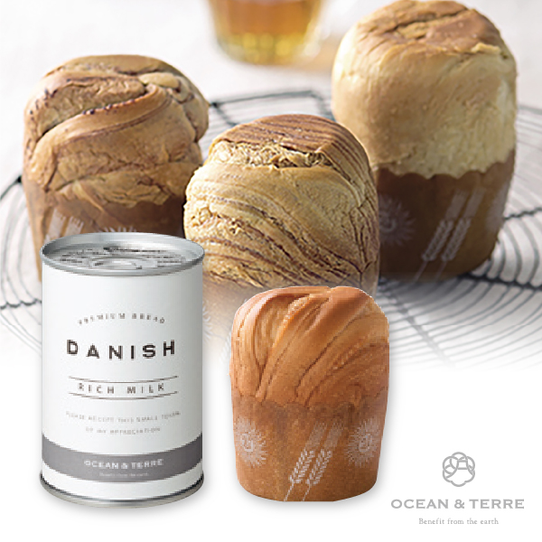オーシャンテール 缶入りデニッシュパン リッチミルク 1個