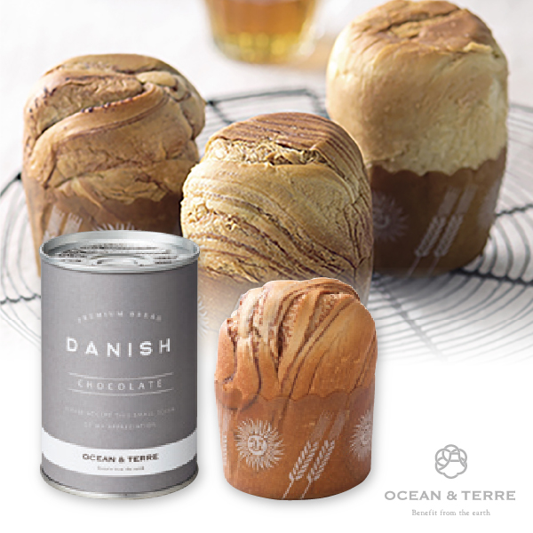 オーシャンテール 缶入りデニッシュパン チョコレート 1個