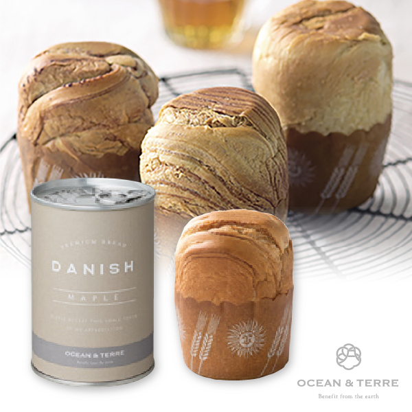オーシャンテール 缶入りデニッシュパン メープル 1個