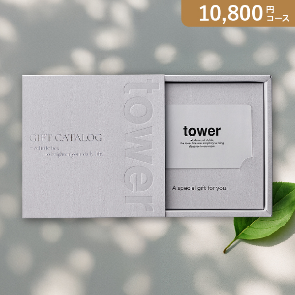 カード型カタログギフト 山崎実業 tower LGY